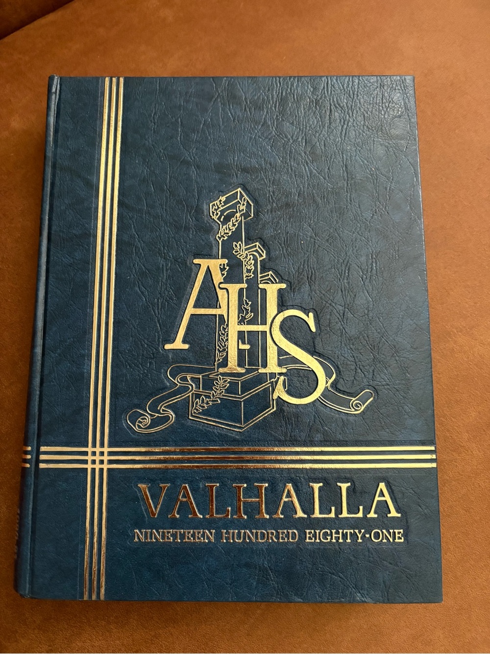 1981 Valhalla Yearbook.  Airline High School in Bossier City, LA